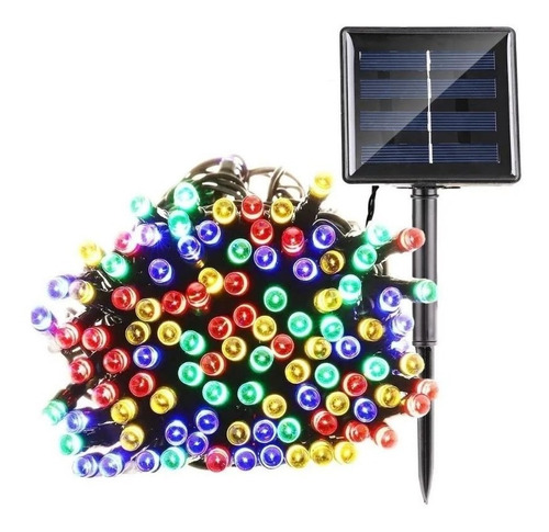 Guirnalda Solar Led 100 Leds 10 Metros - Luces Navidad