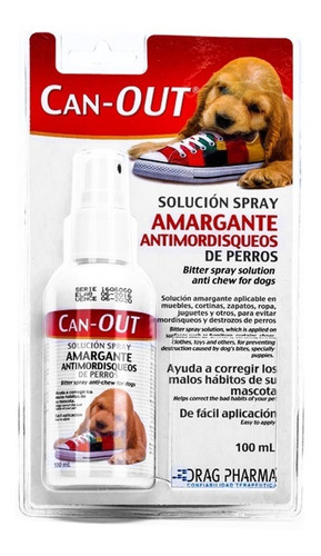 Can-out Solución Perro Amargador De Cosas 