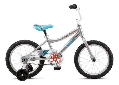 Bicicleta Pacific Unity Rodada 16 Color Plata