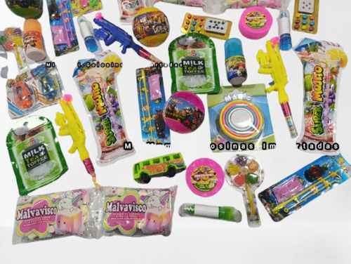 Golosinas Piñata Xl Barbie + Juguetes Importados,cumpleaños