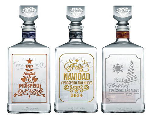 Tequila Don Ramón Plata Platinum Navideño Kit 3