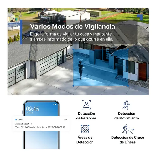 Camara De Seguridad Wifi Tp-link C510w 3mp 8 Dias Respaldo