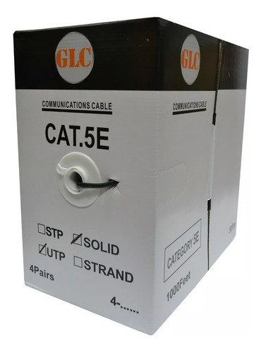 Cable Utp Glc Cat5e Interior Blanco X 10 Metros S/fichas