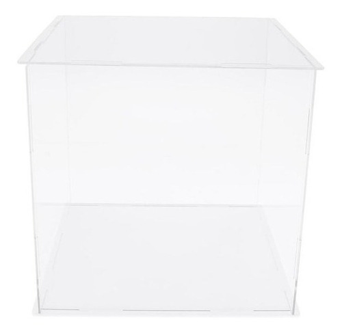 Caja Transparente Coleccionable Con Forma De Cubo A Prueba D