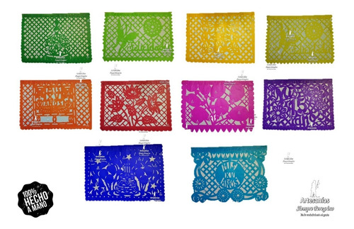 50 Tiras De Papel Picado De 5 Metros Para Xv Años - 15 Años 