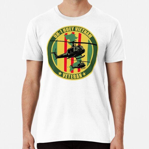 Remera Veterano De Vietnam Uh-1 Huey Algodon Premium