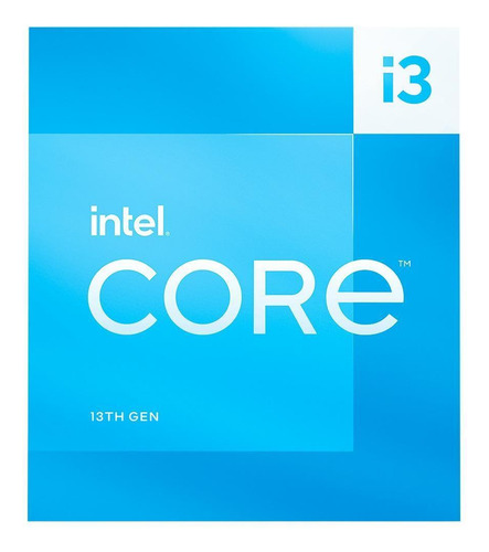 Processador Intel Core I3-13100 3.4ghz Lga 1700 Ddr4 E Ddr5
