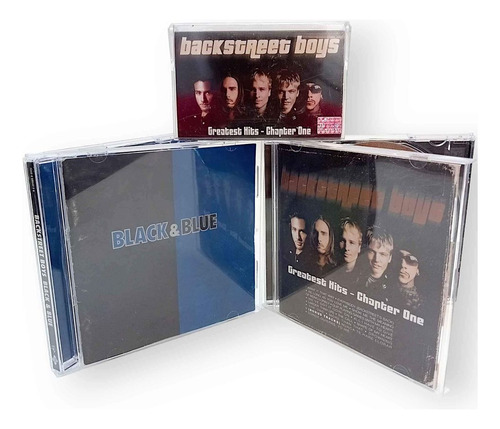 Paquete 2 Cd+1 Cassette Backstreet Boys Black & Blue G Hits