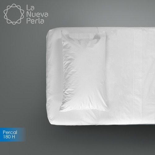 1 Jgo De Sábanas 180h Queen Size Blanco Hotelera Alto 40 Cm