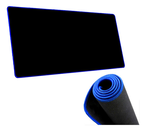 Mouse Pad Gamer Extra G 90cm X 40cm Xg Borda Na Cor Azul