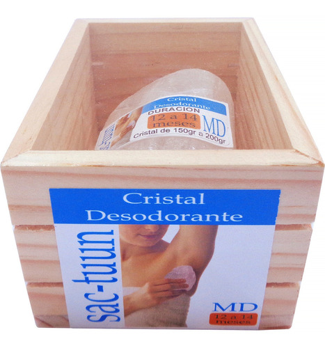 Cristal Desodorante Natural Caja Md 100% Original Sac-tuun