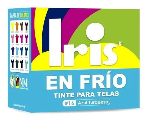 Tinte En Frío Iris Azulturquesa - Unidad a $21900