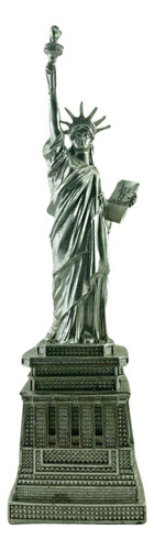 Estatua De La Libertad 45cm Deco New York Moderno Ny Zn