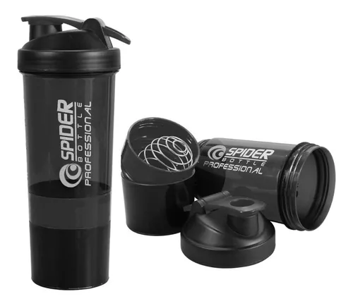 comprar Shaker 3 En 1, Botella Mezclador Batidos Proteina 500ml Gym