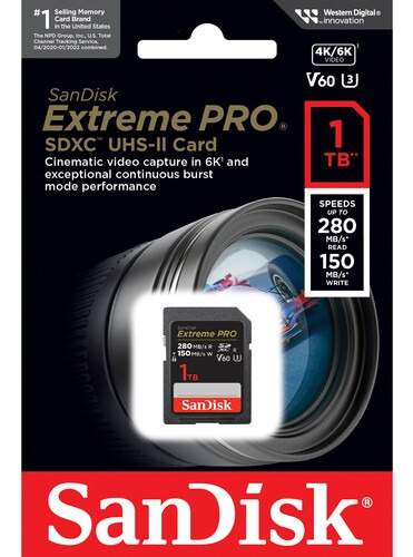 Memoria Sandisk Extreme Pro 1tb Uhs-ii Sdxc