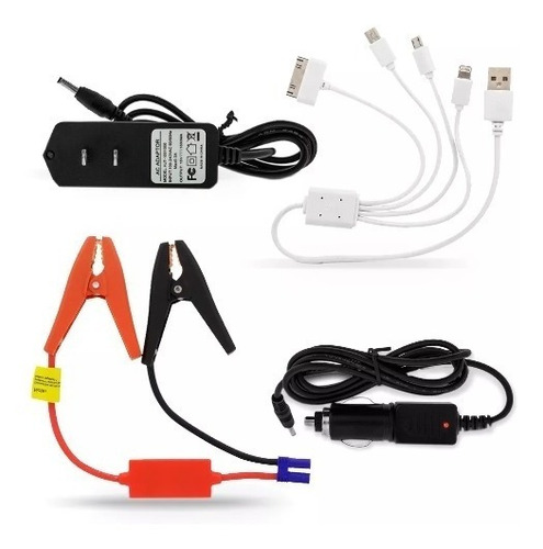 Imagem 5 de 7 de Acumulador Auxiliar Partida Veicular Multifunção 10000 Mah