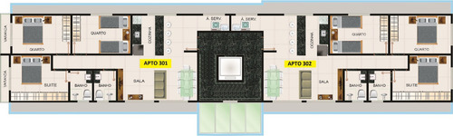 Imagem 7 de 9 de Cobertura Com 3 Quartos, Suite E 4 Vagas De Garagens Pré Disposição Para Ofurô Até 3000 Litros - 25015