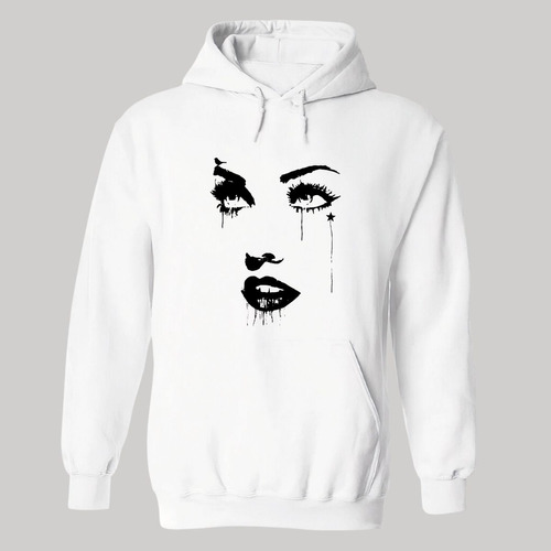 Sudadera Para Hombre Hoodie Cara Madonna