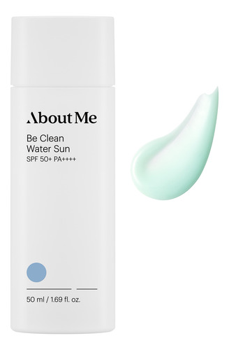 Bloqueador Coreano Water Sun Spf50+ Pa++++, About Me, 50ml