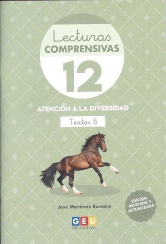 Lecturas Comprensivas 12, De Martínez Romero, José. Editorial Geu, Tapa Blanda En Español
