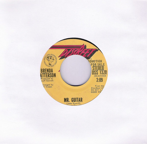 Brenda Patterson Mr Guitar Country- Soul Simple Usa 8 Puntos