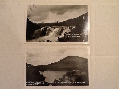 Tarjetas Postales Antiguas San Andres Tuxtla,ver.anos 40s/50