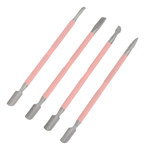 Juego De 2 Cuchillas Spoon Nail Pusher De Acero Inoxidable P