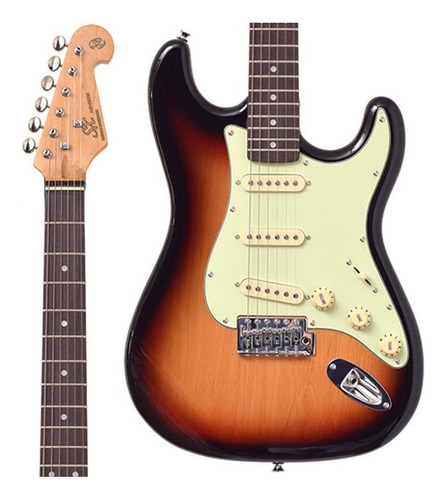 Imagen 4 de 10 de Guitarras Eléctricas Sx Vintage 62 Strato - Plus