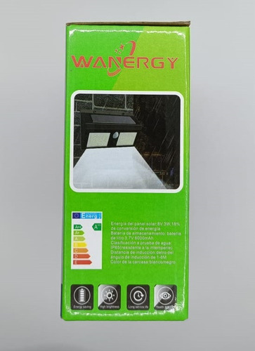 Lampara Solar Con Sensor Para Jardin 20w 40626 Wanergy