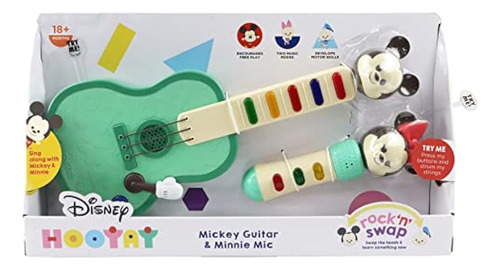 Disney Hooyay Mickey Mouse Musical Guitar + Minnie Microphon