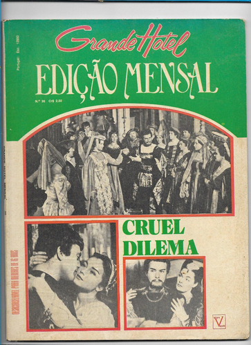 Revista Grande Hotel Edição Mensal N. 36 Fotonovela Ano 1973