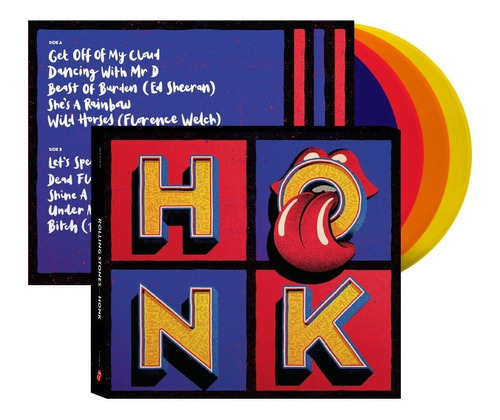 The Rolling Stones Honk Vinilo Boxset 4 Lp Color Obivinilos