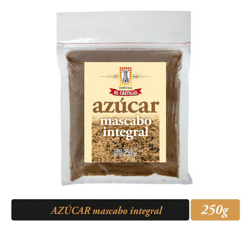 Azúcar Mascabo Integral El Castillo Zipper 250 Grs