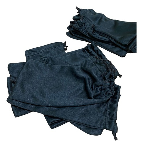 Kit 1800 Saquinhos Para Óculos Preto Resistente Atacado