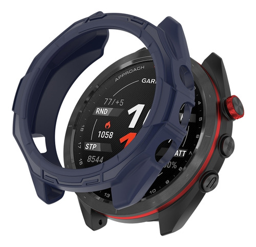 Funda De Reloj Armor Hollow Azul Medianoche Para Garmin Appr