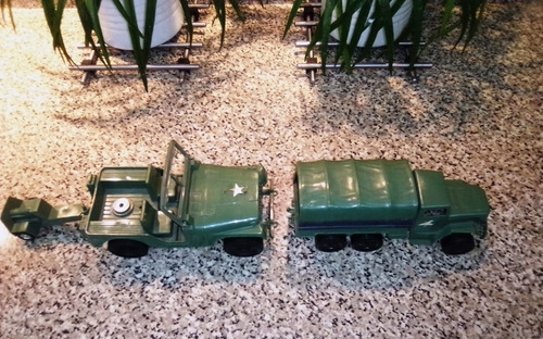 Imagen 8 de 10 de Carritos, Cañon Y Soldaditos Vintage Manaplas
