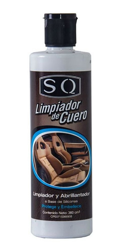 Imagen 1 de 5 de Limpiador Y Abrillantador De Cuero Sq, 360cc