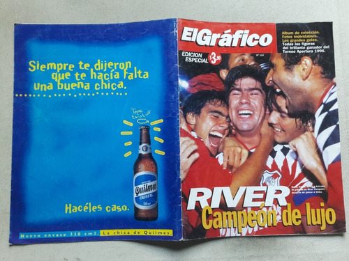 Revista El Grafico Especial Nº 113 Año 1996 River Campeón