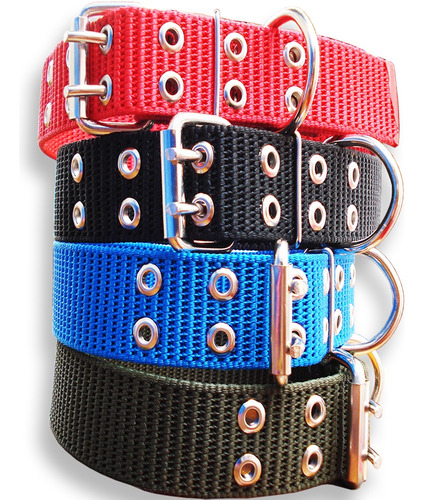 Collar Súper Resistente Pit Bull Rottweiler Pretal Perros