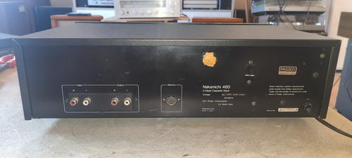 Deck Casetera Simple Nakamichi 480 Made In Japan! Excelente! (Usado)