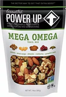 Power Up Mezcla De Frutos Secos, Mega Omega Mezcla De Frutos