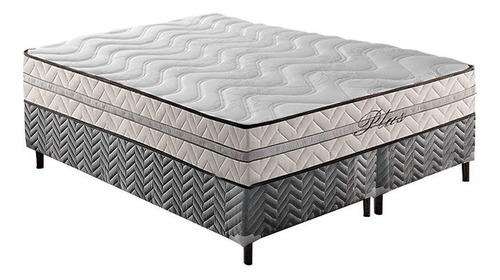 Cama Box Queen: Colchão Espuma Paropas D33 Pasquale Plus + 