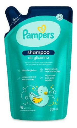 Shampoo Pampers Glicerina Refil 350ml