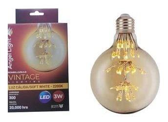 Bombillo Led 3w Vintage Angel Light, Mayor Y Detal 