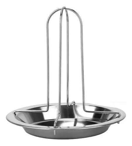 Estante Para Asar Pollo Plegable Vertical Acero Inoxidable