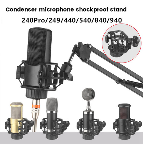 Soporte Amortiguador Para Micrófono, 2 Unidades, Para Transm