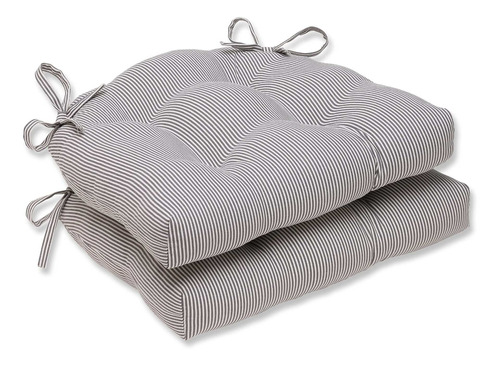 Pillow Perfect Oxford - Juego De 2 Almohadillas Reversibles.