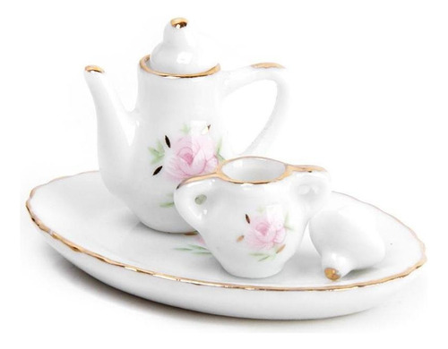 * Magideal 8pcs Casa De Muñecas Miniatura Vajilla Porcelana
