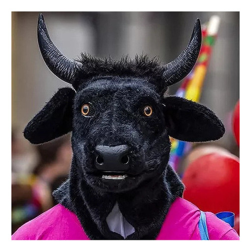Para Hola, Máscaras Realistas De Cabeza De Toro Y Vaca