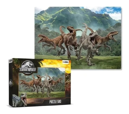 Imagen 4 de 8 de Puzzle 500 Piezas Jurassic World Magic Makers Playking